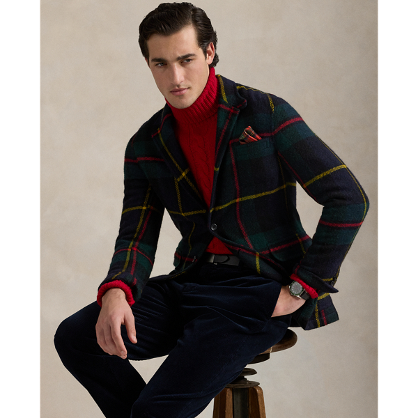 Patterned sports jacket sale