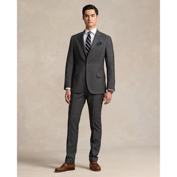 Polo Tailored Glen Plaid Wool Suit