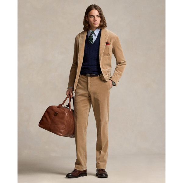 Hazelnut Stretch Corduroy Trouser Polo Ralph Lauren 1