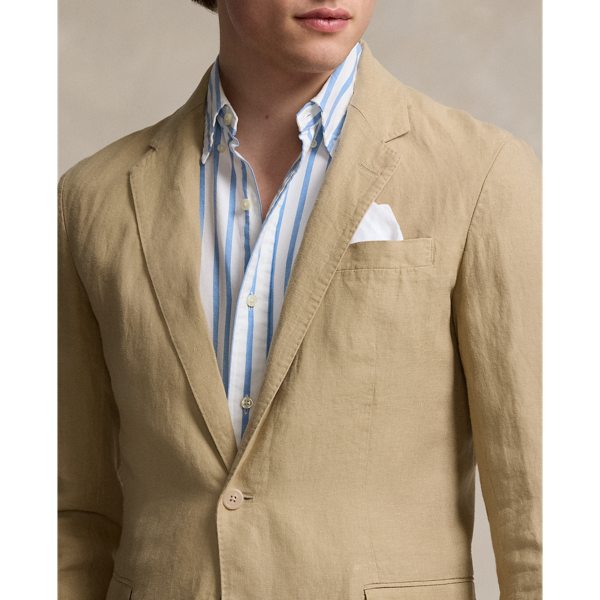 Polo Soft Modern Fit Linen Suit Jacket Polo Ralph Lauren in K&uuml;sten-Beige 6
