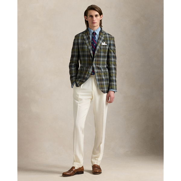 Polo Soft Modern Fit Plaid Sport Coat