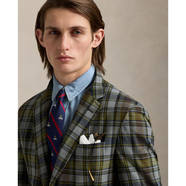Polo Soft Modern Fit Plaid Sport Coat