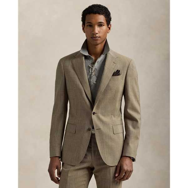 Polo Tailored Glen Plaid Wool Suit