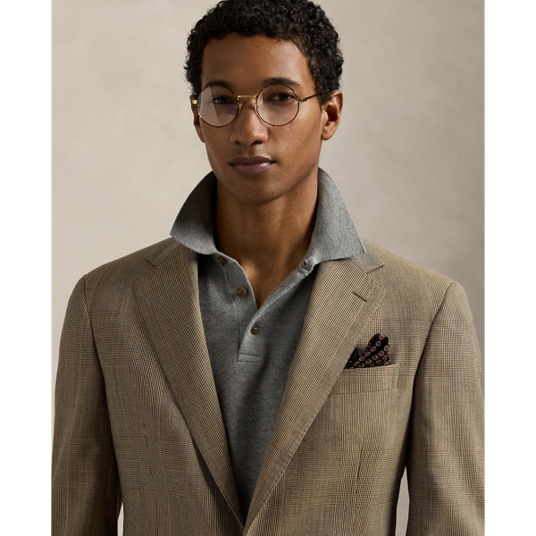 Polo Tailored Glen Plaid Wool Suit