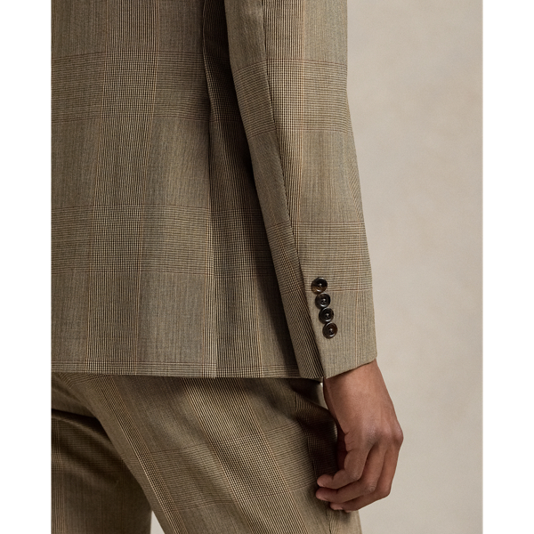 Polo Tailored Glen Plaid Wool Suit