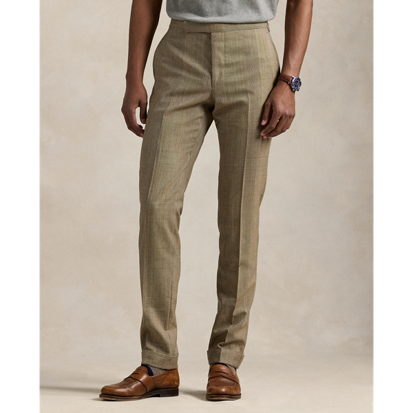 Polo Tailored Glen Plaid Wool Suit