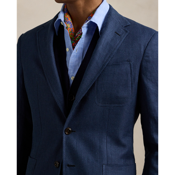 Polo Tailored Herringbone Blazer