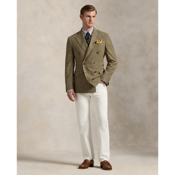 Polo Tailored Glen Plaid Suit Jacket
