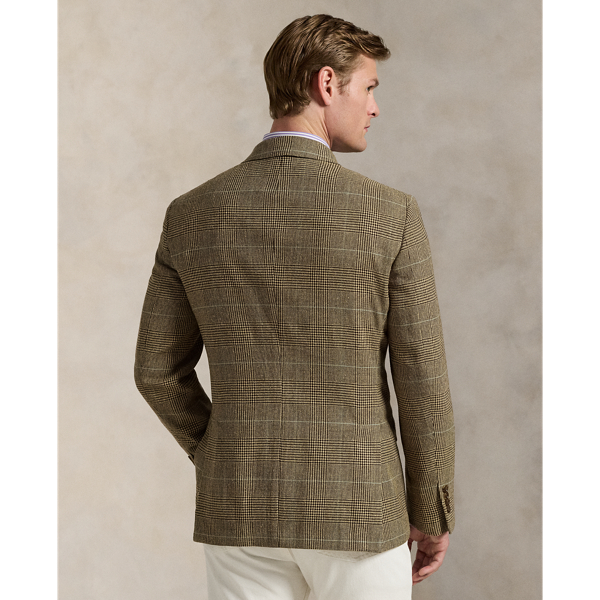 Polo Tailored Glen Plaid Suit Jacket