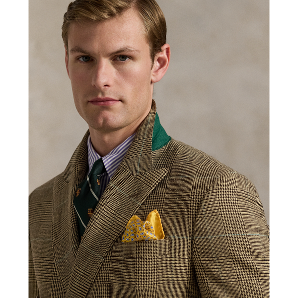 Polo Tailored Glen Plaid Suit Jacket