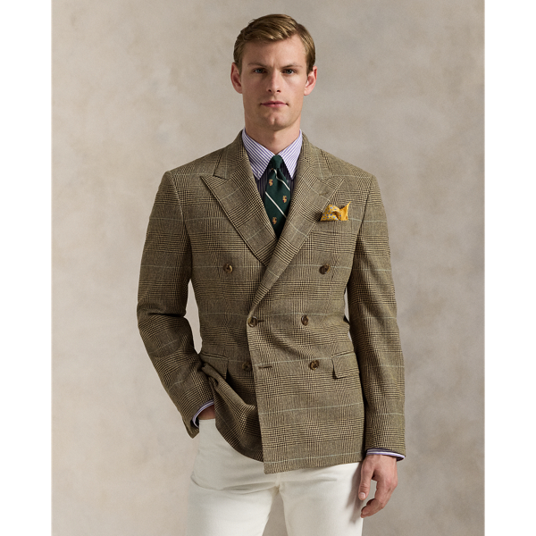 Polo Tailored Glen Plaid Suit Jacket