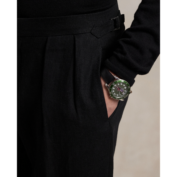 Linen Dobby Suit Trouser