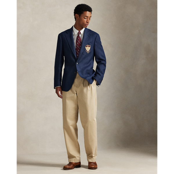 Le blazer en lin Morehouse College Polo Ralph Lauren en Marine 3