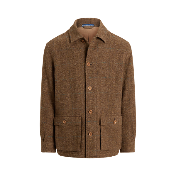 Blazer en sergé de laine Polo Ralph Lauren en Marron multi/Sarcelle O 1
