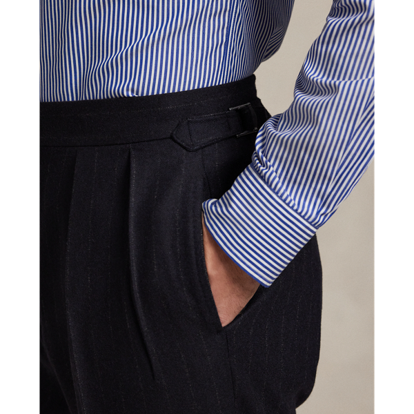 【5点セット】ラルフローレン スーツ ネクタイシャツ ピンズ 短丈 リメイク パジャマ ピンドットプリント ネイビー | ポロ ラルフ ローレン