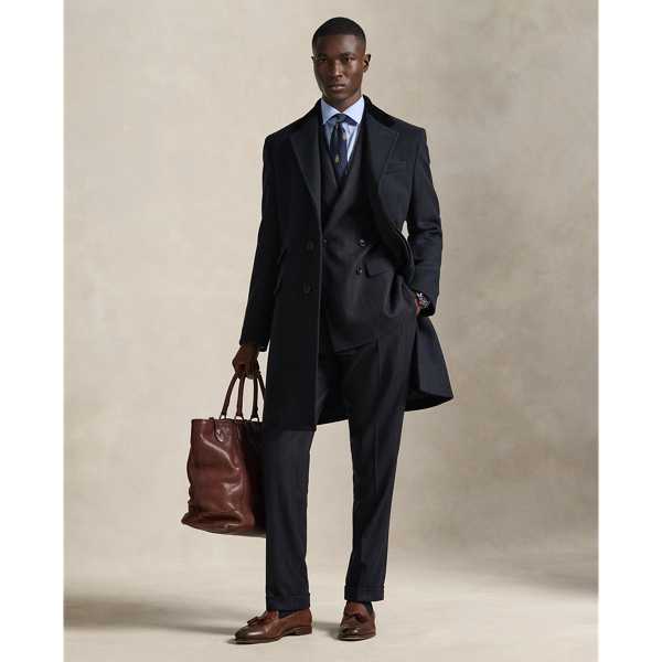 ポロラルフローレン wool coat 38R Men's Lightweight Wool Herringbone Polo Coat | Ralph Lauren