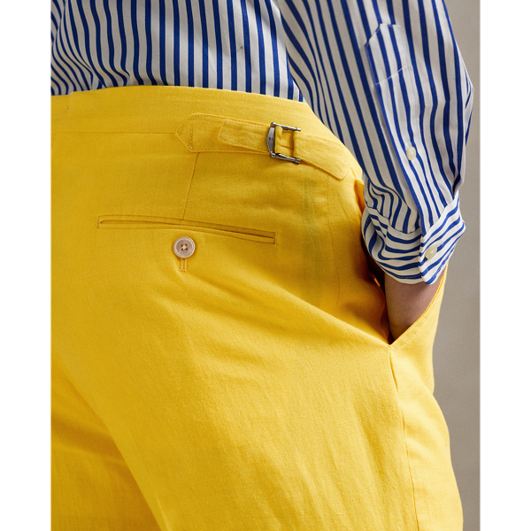 Sunfish Yellow Linen Suit Trouser Polo Ralph Lauren 6