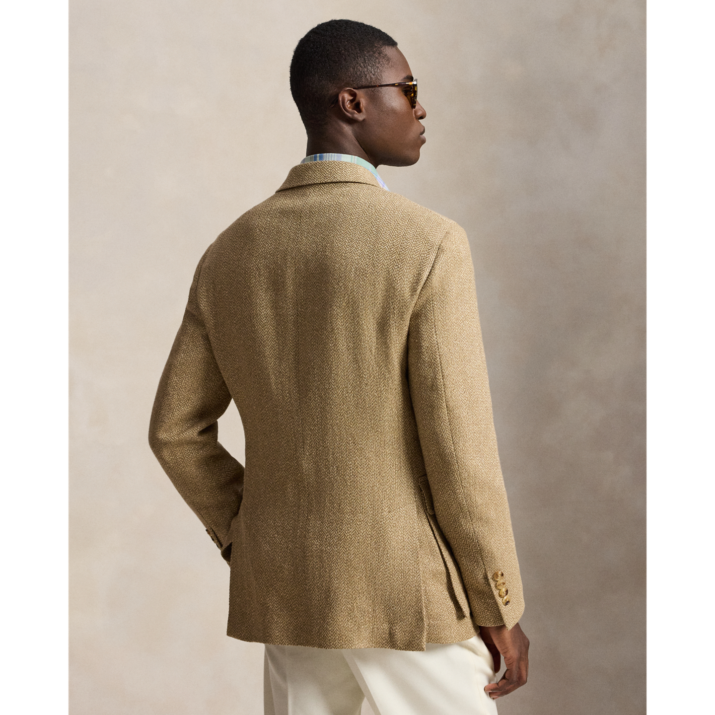 Мужская куртка Polo Ralph Lauren The RL67 Broken-Herringbone, цвет: Рыжевато-коричневый — фото 2
