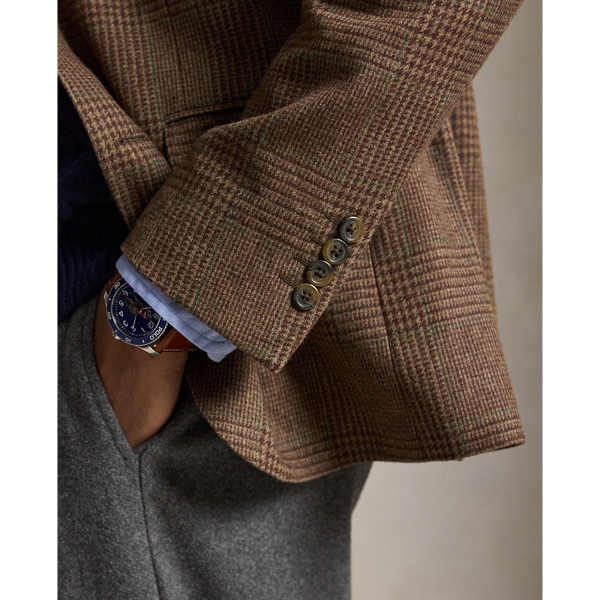 Polo Ralph Lauren Polo モダン フィット グレン チェック スポーツ コート ブラウン マルチ ウィズ グリーン 7