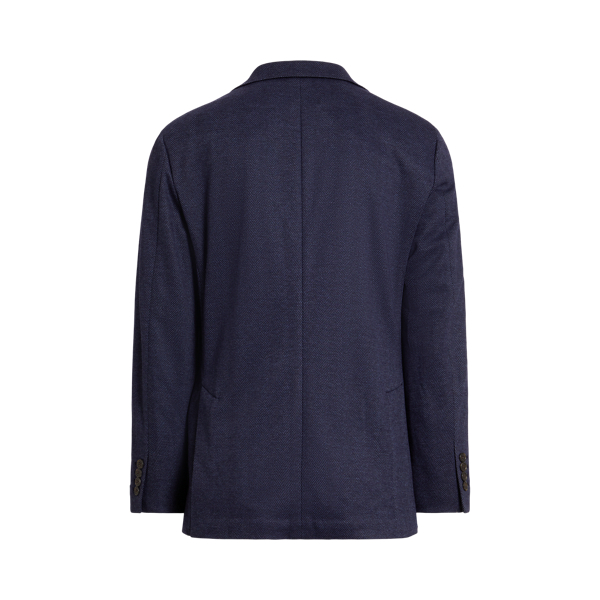 Polo Ralph Lauren 深藍色 Polo Soft 現代版型人字紋針織外套 2