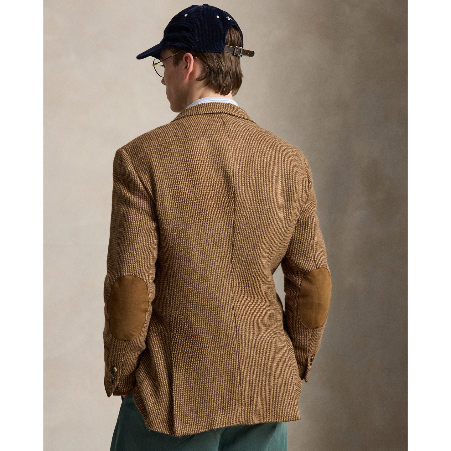 Мужской пиджак Polo Ralph Lauren Polo Tailored Fit Tick-Weave Sport Coat, цвет: Рыжевато-коричневый / Коричневый — фото 2