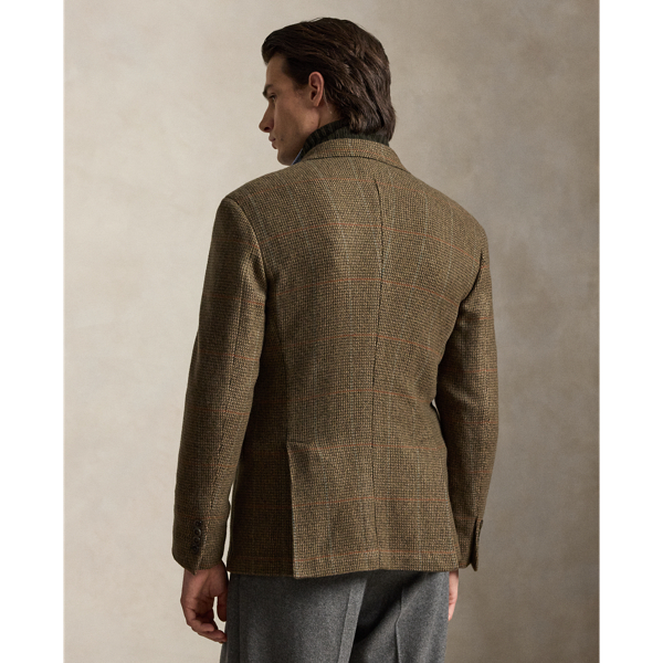 Heyworth Tick-Weave Tweed Suit Jacket