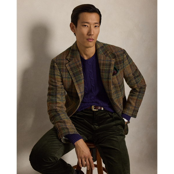 Het geruite tweed RL67 colbert