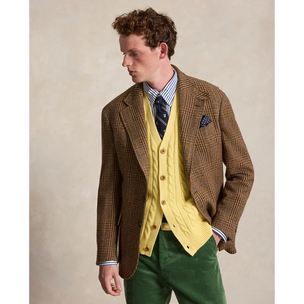 Het tweed RL67 colbert in glen plaid