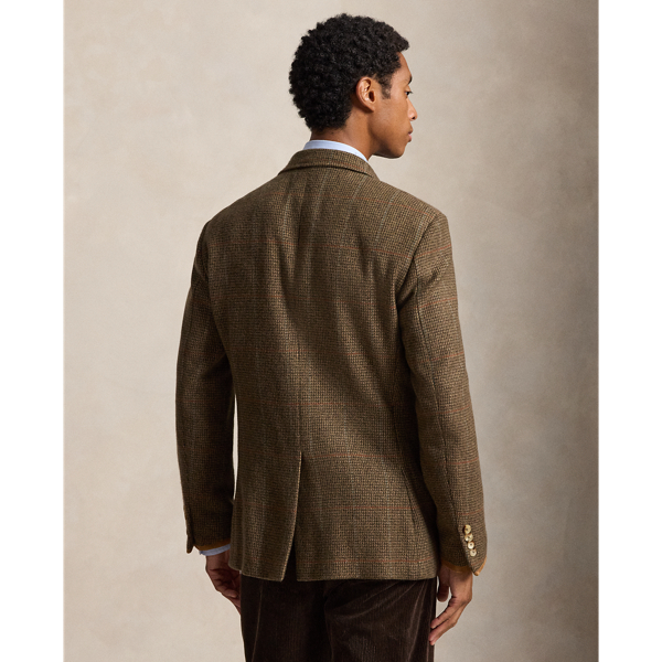 Polo Tailored Fit Plaid Tweed Sport Coat