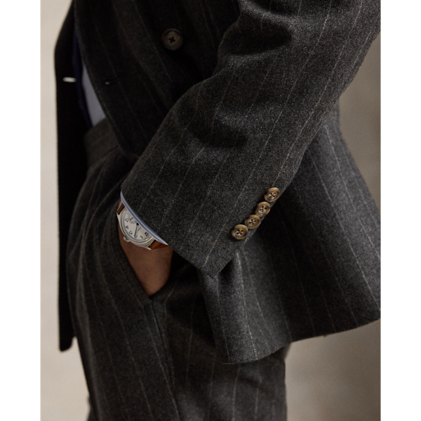 Polo tailored fit krijtstreep kostuum