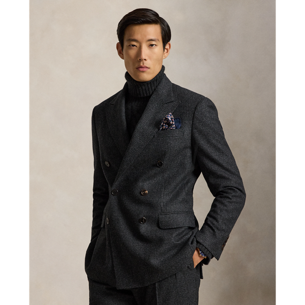 Polo Tailored Fit Glen Plaid Wool Suit