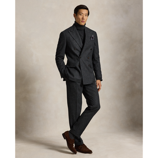 Polo Tailored Fit Glen Plaid Wool Suit