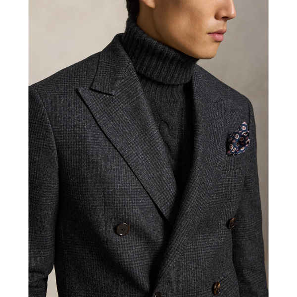 Polo Tailored Fit Glen Plaid Wool Suit