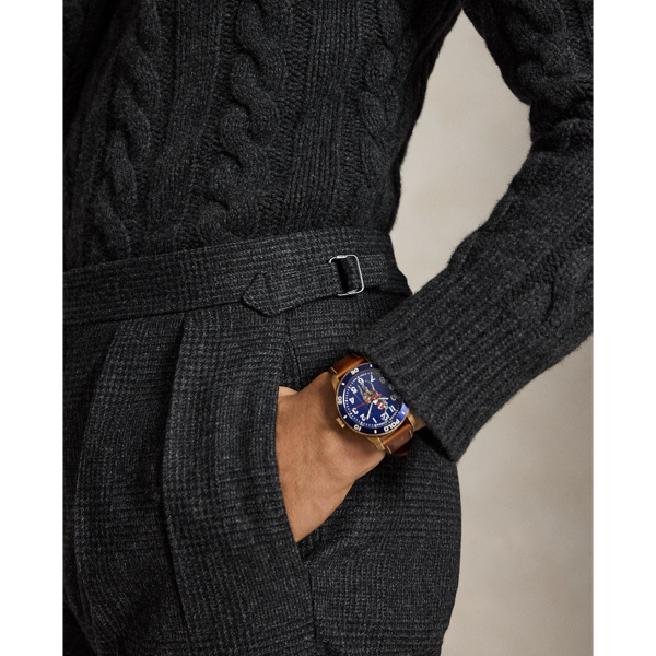 Polo Tailored Fit Glen Plaid Wool Suit