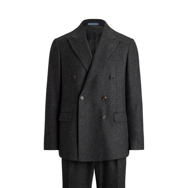 Polo Tailored Fit Glen Plaid Wool Suit