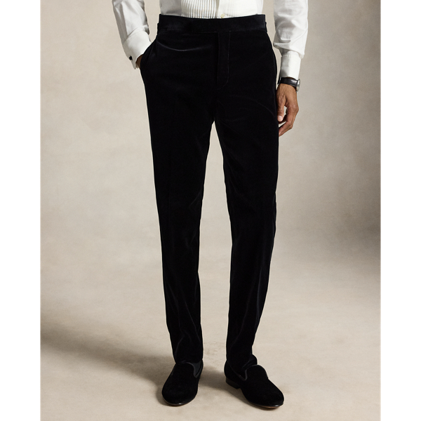 Black Velvet Suit Trouser Polo Ralph Lauren 4