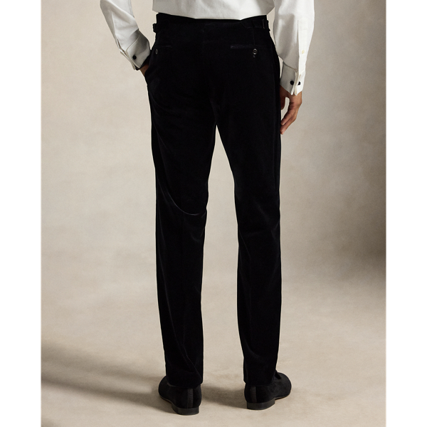 Black Velvet Suit Trouser Polo Ralph Lauren 5