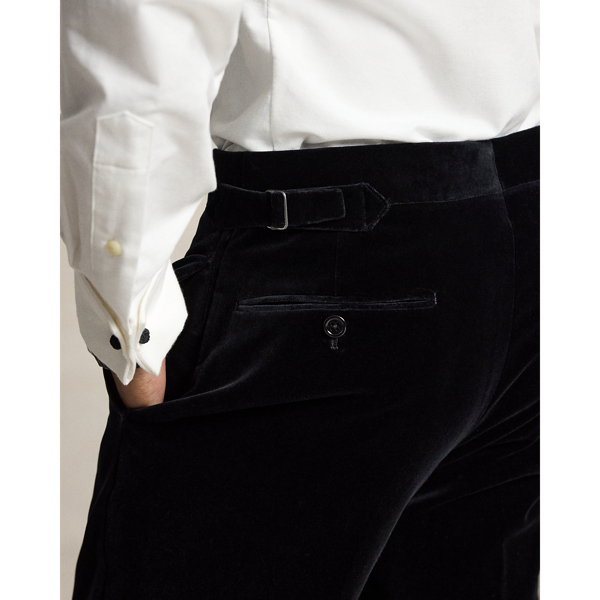 Black Velvet Suit Trouser Polo Ralph Lauren 6