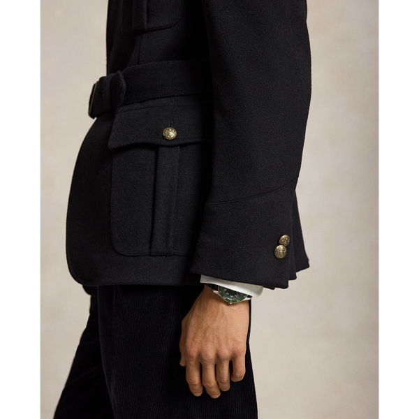 Tailored Fit Cavalry Wool Twill Jacket