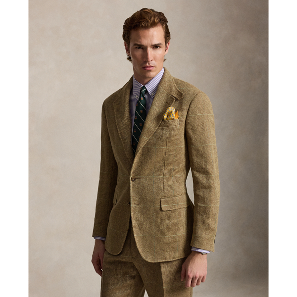 Veste Tailored Fit &agrave; motif parquet