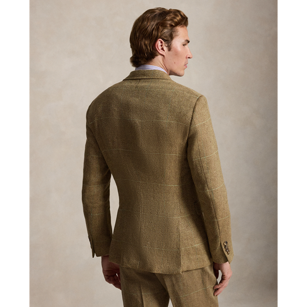 Veste Tailored Fit &agrave; motif parquet
