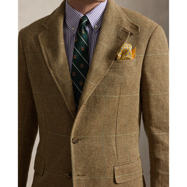 Veste Tailored Fit &agrave; motif parquet