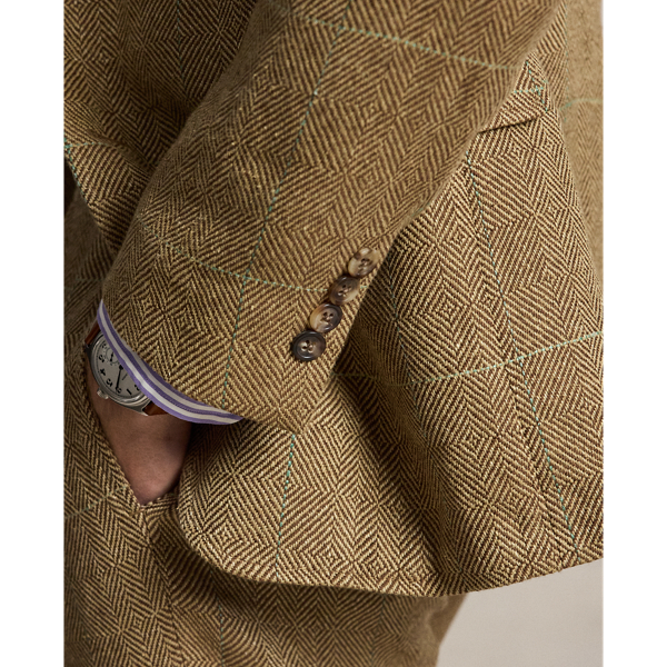 Veste Tailored Fit &agrave; motif parquet