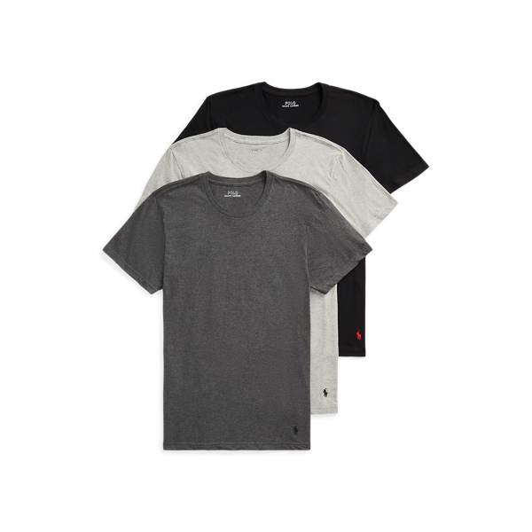 Grey/black Classic Fit Wicking Crew 3-Pack Polo Ralph Lauren 1