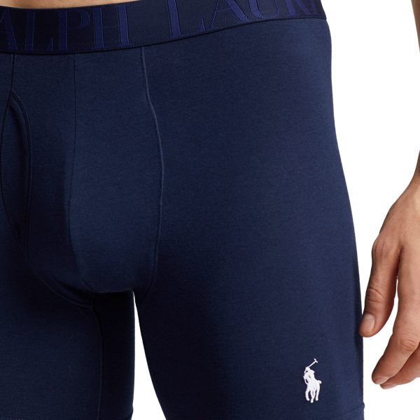 Multi Stretch Cotton Boxer Brief 3-Pack Polo Ralph Lauren 3