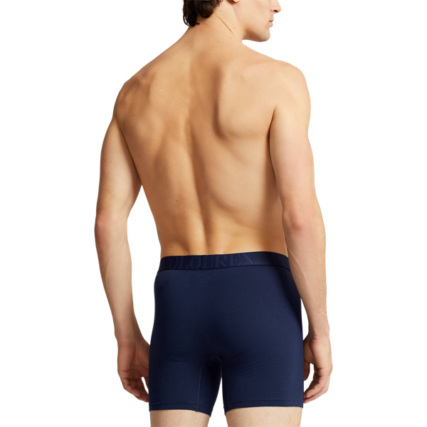 Multi Stretch Cotton Boxer Brief 3-Pack Polo Ralph Lauren 4