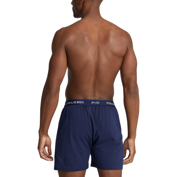 Multi Classic Wicking Knit Boxer 3-Pack Polo Ralph Lauren 4