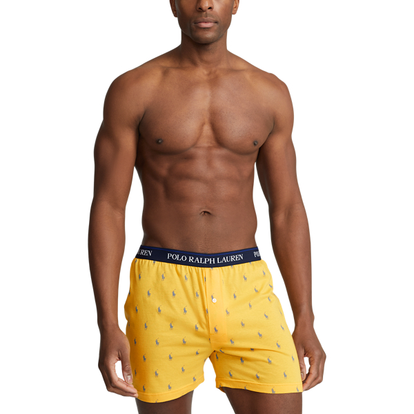 Multi Classic Wicking Knit Boxer 3-Pack Polo Ralph Lauren 5
