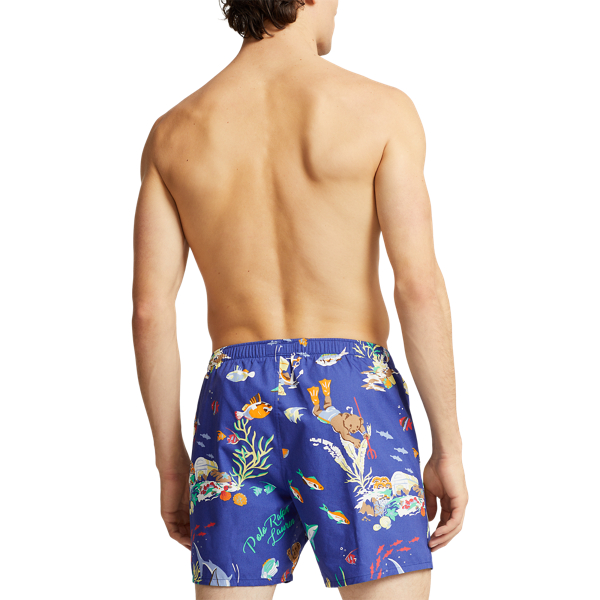 Multi Classic Woven Cotton Print Boxer Polo Ralph Lauren 3