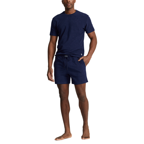 Cruise Navy Terry Cabana Sleep Short Polo Ralph Lauren 2